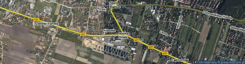 Zdjęcie satelitarne Okulickiego-Niedźwiadka Leopolda, gen. ul.